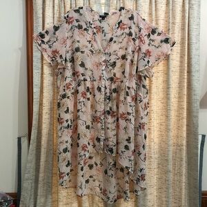 Torrid Lexie Babydoll Chiffon Tunic Top - 5X